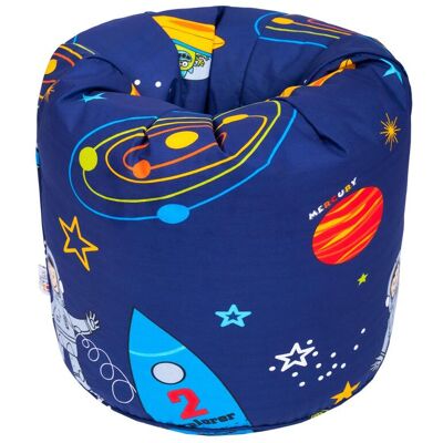 Ready Steady Bed Infantil Interior Redondo Gamer Sillón Puff Silla Puf De Pera Con Relleno Para Salon - Chico Espacial Ready Steady Bed Infantil Interior Redondo Gamer Sillón Puff Silla Puf De Pera Con Relleno Para Salon - Chico Espacial