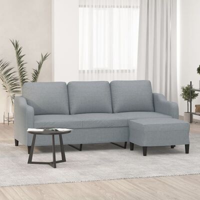 Sofá de 3 plazas con taburete VIDAXL Sofá de 3 plazas con taburete VIDAXL
