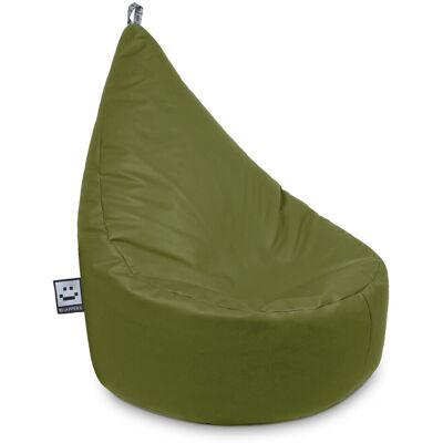 HAPPERS Kaki Pouf - Asiento versátil y infantil de piel sintética HAPPERS Kaki Pouf - Asiento versátil y infantil de piel sintética