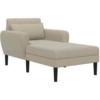 Chaise Longue Arena Terciopelo Granulado Vidaxl Chaise Longue Arena Terciopelo Granulado Vidaxl