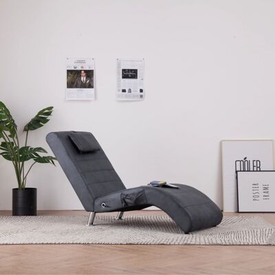 vidaXL Sillón de Masaje - Gris - Ergonómico, 5 Modos, Control Remoto vidaXL Sillón de Masaje - Gris - Ergonómico, 5 Modos, Control Remoto