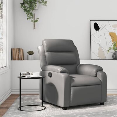 Sillón reclinable gris vidaXL - sin masaje Sillón reclinable gris vidaXL - sin masaje