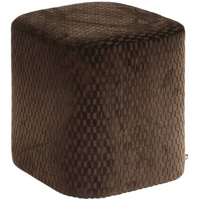 Puf Selia Cuadrado, 35 X 35 Cm, Marrón - Atmosphera Créateur D'Intérieur Puf Selia Cuadrado, 35 X 35 Cm, Marrón - Atmosphera Créateur D'Intérieur