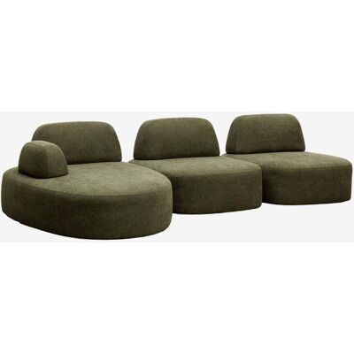 Sofá Modular Chaise Longue Izquierdo De 3 Piezas Tapizado Giorgia Sklum Sofá Modular Chaise Longue Izquierdo De 3 Piezas Tapizado Giorgia Sklum