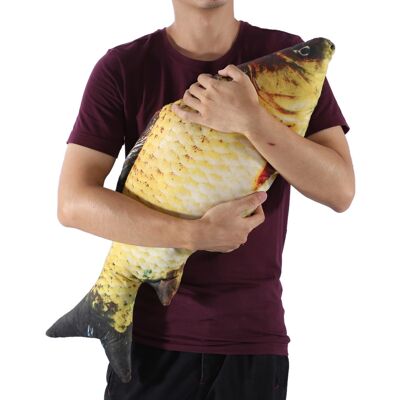 OEM Cojín Decorativo Con Forma De Carpa En 3d, Ideal Como Regalo Para Niños, Para Sofás O Como Funda De Cojín – 80 Cm, Color Pluma, Color Dorado – 1 Cojín OEM Cojín Decorativo Con Forma De Carpa En 3d, Ideal Como Regalo Para Niños, Para Sofás O Como Funda De Cojín – 80 Cm, Color Pluma, Color Dorado – 1 Cojín