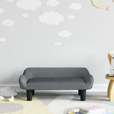 Sofá infantil de terciopelo Vidaxl - 70x40x24 cm - Resistente y Seguro Sofá infantil de terciopelo Vidaxl - 70x40x24 cm - Resistente y Seguro