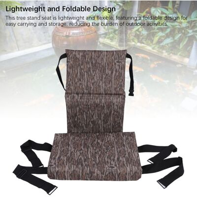 OEM Asiento De Repuesto Para Puesto De Caza: Cojín Extraíble Y Ajustable De Tela Oxford 600d Con Estampado De Camuflaje. OEM Asiento De Repuesto Para Puesto De Caza: Cojín Extraíble Y Ajustable De Tela Oxford 600d Con Estampado De Camuflaje.