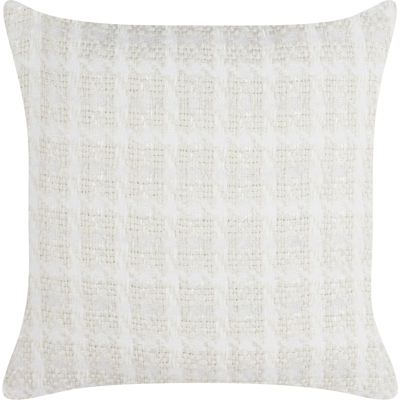 Almohadón de cuadros beige - 45x45cm - Cojín decorativo cuadrado Almohadón de cuadros beige - 45x45cm - Cojín decorativo cuadrado