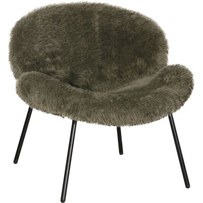 HAPPY GARDEN Sillón De Piel Sintética Verde Sacha HAPPY GARDEN Sillón De Piel Sintética Verde Sacha