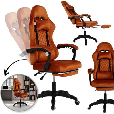 OEM Sillón Giratorio Grind Con Reposapiés Y Masajeador, Terciopelo - Ko36m OEM Sillón Giratorio Grind Con Reposapiés Y Masajeador, Terciopelo - Ko36m