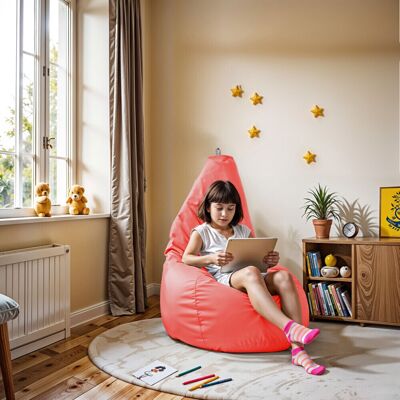 HAPPERS Corallo xl Pouf - Coral - Indoor HAPPERS Corallo xl Pouf - Coral - Indoor