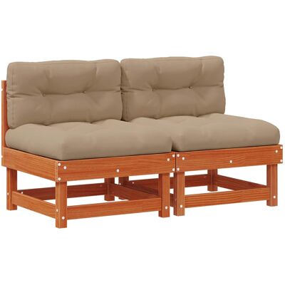 2 Pieza Unidades De Sofá Seccional Madera De Pino Macizo Vidaxl 2 Pieza Unidades De Sofá Seccional Madera De Pino Macizo Vidaxl