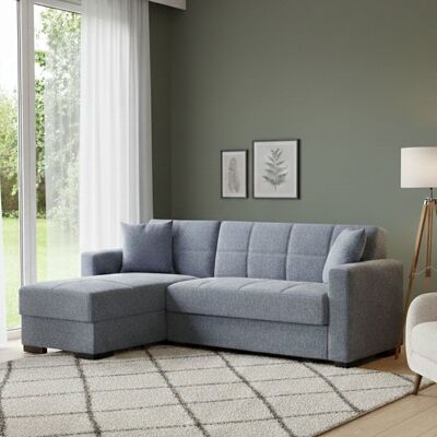 Dmora Sofá Cama Fernando con Península Reversible - Sofá Cama Dmora Sofá Cama Fernando con Península Reversible - Sofá Cama