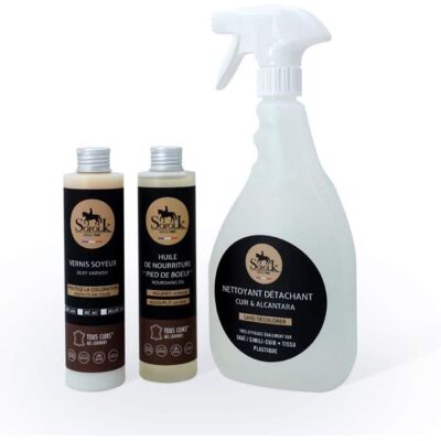 Sofolk - Sistema de Cuidado del Cuero - Limpiador 750ml - Aceite Nutritivo 200ml - Kit de Cuidado del Cuero Sofolk - Sistema de Cuidado del Cuero - Limpiador 750ml - Aceite Nutritivo 200ml - Kit de Cuidado del Cuero