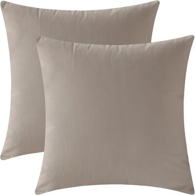 OEM Juego De Dos Fundas Decorativas Para Cojines, Con Cremallera, De Terciopelo, Cuadradas, Ideales Para Sofás, Camas, Salas De Estar Y Otros Elementos De Decoración Del Hogar, De 45 X 45 Cm (18 X 18 Pulg OEM Juego De Dos Fundas Decorativas Para Cojines, Con Cremallera, De Terciopelo, Cuadradas, Ideales Para Sofás, Camas, Salas De Estar Y Otros Elementos De Decoración Del Hogar, De 45 X 45 Cm (18 X 18 Pulg