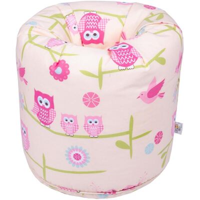 Ready Steady Bed - Infantil Interior Redondo Gamer Sillón Puff Silla Puf De Pera Con Relleno Para Salon - Búhos Ready Steady Bed - Infantil Interior Redondo Gamer Sillón Puff Silla Puf De Pera Con Relleno Para Salon - Búhos