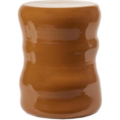 Serax - Taburete Orgánico Pawn - Naranja - Terracota - Diseñador Marie Michielssen Serax - Taburete Orgánico Pawn - Naranja - Terracota - Diseñador Marie Michielssen