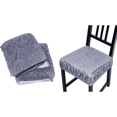 Trade Shop - 6 Coprisedia Cuscini Con Fascia Elastico Cuscino Per Sedie Imbottito Sfoderabile - Trade Shop - 6 Coprisedia Cuscini Con Fascia Elastico Cuscino Per Sedie Imbottito Sfoderabile -
