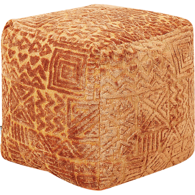 Beliani Pouffe - Patrón geométrico Sanawan - 45x45x45cm - Puf Beliani Pouffe - Patrón geométrico Sanawan - 45x45x45cm - Puf