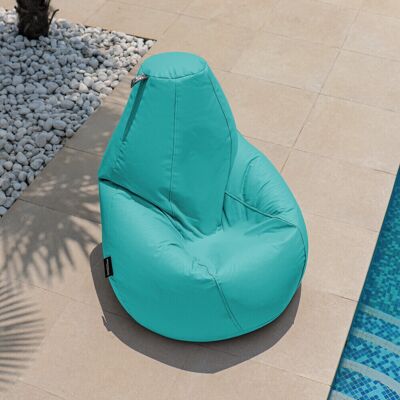 Puff Pera Polipiel Outdoor Turquesa Happers Xl Puff Pera Polipiel Outdoor Turquesa Happers Xl