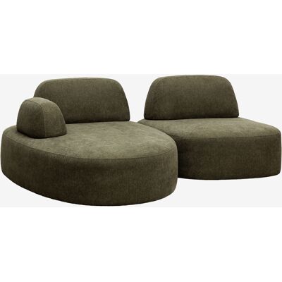 Sofá Modular Chaise Longue Izquierdo De 2 Piezas Tapizado Giorgia Sklum Sofá Modular Chaise Longue Izquierdo De 2 Piezas Tapizado Giorgia Sklum