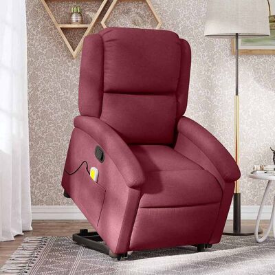 Sillón Reclinable VidaXL - Modelo Manue, Rojo, Manual y Eléctrico Sillón Reclinable VidaXL - Modelo Manue, Rojo, Manual y Eléctrico