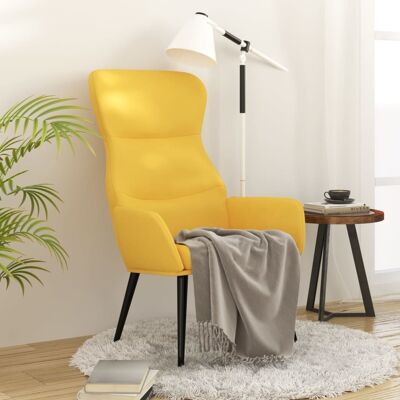 vidaXL Sillón Relax Amarillo Mostaza - Armchair vidaXL Sillón Relax Amarillo Mostaza - Armchair
