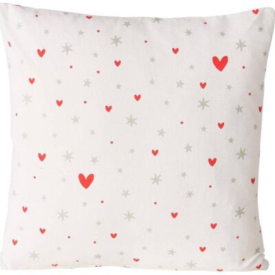 BOLTZE GRUPPE Boltze Anella Cojín Blanco Gris Rojo 45 X 45 Cm BOLTZE GRUPPE Boltze Anella Cojín Blanco Gris Rojo 45 X 45 Cm