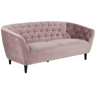Arredamento1 - Sofá Chesterfield Norsica 232, Rosa Dusty, 191x84x78cm, Tapiz, Patas: Madera, Parcialmente Montado Arredamento1 - Sofá Chesterfield Norsica 232, Rosa Dusty, 191x84x78cm, Tapiz, Patas: Madera, Parcialmente Montado
