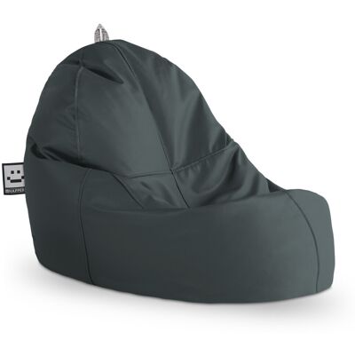 Happers - Puff Lounge Polipiel Indoor Gris Happers - Puff Lounge Polipiel Indoor Gris