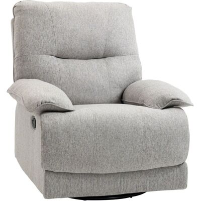 Sillón Reclinable Homcom - Gris - Manual, Moderno, Cómodo Sillón Reclinable Homcom - Gris - Manual, Moderno, Cómodo
