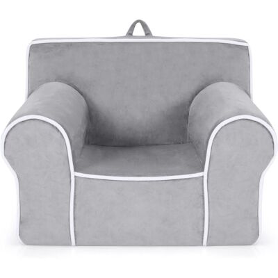 COSTWAY Sillón Infantil - Cómodo de Terciopelo y Espuma - Seguro para 0-5 Años COSTWAY Sillón Infantil - Cómodo de Terciopelo y Espuma - Seguro para 0-5 Años