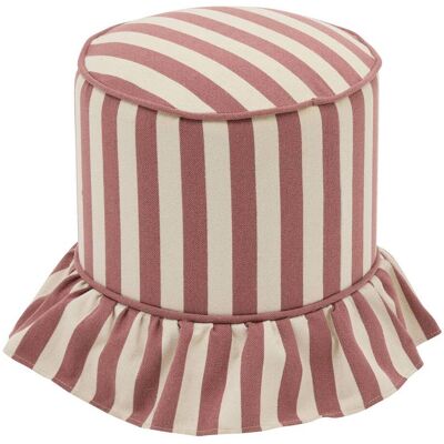 Puf Redondo Fiora, 36 Cm De Diámetro, Rosa - Atmosphera Créateur D'Intérieur Puf Redondo Fiora, 36 Cm De Diámetro, Rosa - Atmosphera Créateur D'Intérieur