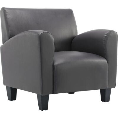HelloShop26 Sillón - Cuero sintético, Estilo clásico moderno HelloShop26 Sillón - Cuero sintético, Estilo clásico moderno