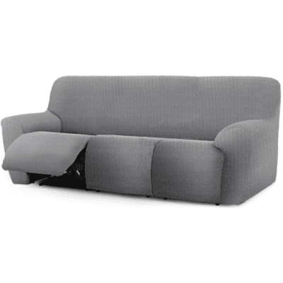 Webmarketpoint - Funda Sofá Reclinable Jaz 3 Plazas Gris 200-260 Webmarketpoint - Funda Sofá Reclinable Jaz 3 Plazas Gris 200-260