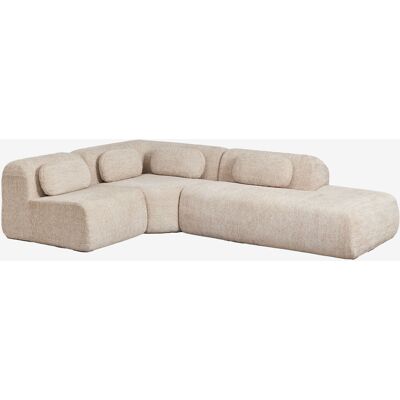 Sofá Modular Rinconera De 3 Piezas Con Diván Derecho En Chenilla Envasado Al Vacío Merida Sklum Sofá Modular Rinconera De 3 Piezas Con Diván Derecho En Chenilla Envasado Al Vacío Merida Sklum