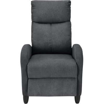 HELLOSHOP26 Sillón Relax Con Respaldo Reclinable Y Reposapiés Tapizado Textil 102 Cm Gris Oscuro 030005214 HELLOSHOP26 Sillón Relax Con Respaldo Reclinable Y Reposapiés Tapizado Textil 102 Cm Gris Oscuro 030005214