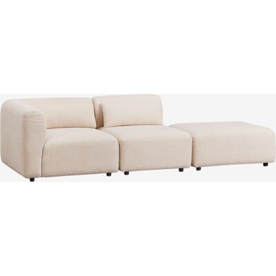 Sklum - Sofá Modular Esquinero De 2 Piezas Con Puff Fogler Sklum - Sofá Modular Esquinero De 2 Piezas Con Puff Fogler
