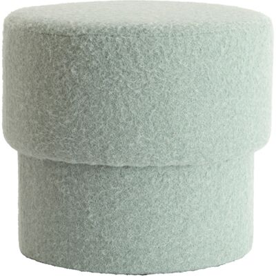 Puf Azul De Tela Acogedor Light & Living Muno Puf Azul De Tela Acogedor Light & Living Muno