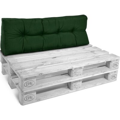 Cojín Palet, Sofá-palet Y Europalet Eco Style - Cojín De Respaldo Acolchado 120x40x10-20 Cm Verde Oscuro, 120x40x10/20 Cm - Beautissu Cojín Palet, Sofá-palet Y Europalet Eco Style - Cojín De Respaldo Acolchado 120x40x10-20 Cm Verde Oscuro, 120x40x10/20 Cm - Beautissu