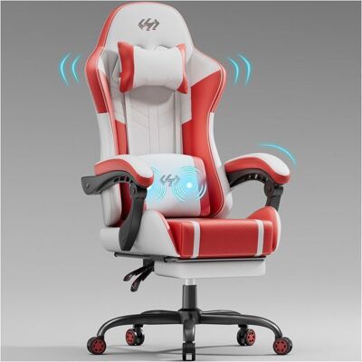 Sillón Ergonómico - Ecofurnix - Cojín De Masaje Lumbar - Respaldo Ajustable - Reposapiés Sillón Ergonómico - Ecofurnix - Cojín De Masaje Lumbar - Respaldo Ajustable - Reposapiés