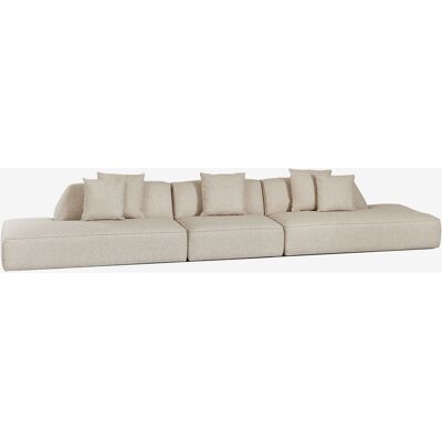 Sofá Modular De 3 Piezas Con Doble Diván Tapizado Cardea Sklum Sofá Modular De 3 Piezas Con Doble Diván Tapizado Cardea Sklum