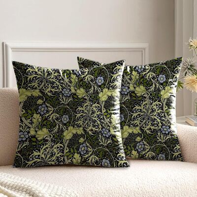OEM Fundas De Cojín William Morris De 50 X 50 Cm, Juego De 2 Fundas Suaves Para Sofá, Ideal Para Sala De Estar, Dormitorio O Sofá Cama. OEM Fundas De Cojín William Morris De 50 X 50 Cm, Juego De 2 Fundas Suaves Para Sofá, Ideal Para Sala De Estar, Dormitorio O Sofá Cama.