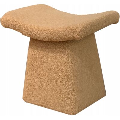 OEM Puf Moderno De Piel De Cordero Asiento Contorneado Reposapiés Asiento Taburete OEM Puf Moderno De Piel De Cordero Asiento Contorneado Reposapiés Asiento Taburete