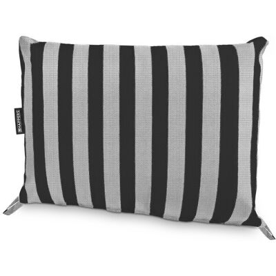 HAPPERS Cojín Para Palets Toldotex Negro Respaldo 80x45x20 Rayas Negro HAPPERS Cojín Para Palets Toldotex Negro Respaldo 80x45x20 Rayas Negro