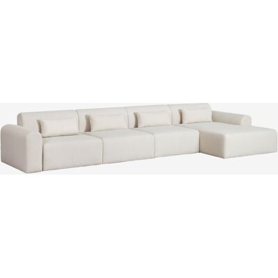 Sofá Modular Chaise Longue Derecho De 4 Piezas En Borreguito Borjan Sklum Sofá Modular Chaise Longue Derecho De 4 Piezas En Borreguito Borjan Sklum