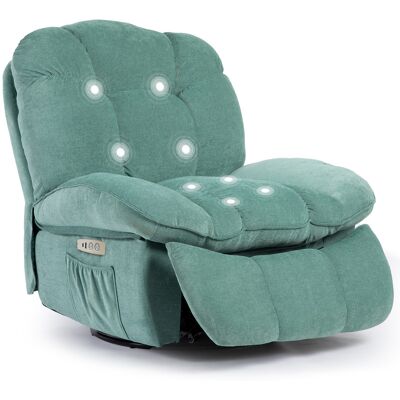 OEM Sillón Eléctrico De Masaje Y Relajación De Color Verde Menta, Sofá De Masaje Con Múltiples Cojines De Aire, Silla Ajustable Y Giratoria. OEM Sillón Eléctrico De Masaje Y Relajación De Color Verde Menta, Sofá De Masaje Con Múltiples Cojines De Aire, Silla Ajustable Y Giratoria.