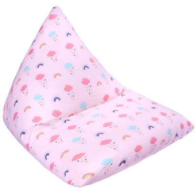 Infantil Interior Silla Puff De Pera Con Respaldo Para Salon Sillón Puf Gamer Pirámide Para Niños Con Relleno - Arcoíris - Ready Steady Bed Infantil Interior Silla Puff De Pera Con Respaldo Para Salon Sillón Puf Gamer Pirámide Para Niños Con Relleno - Arcoíris - Ready Steady Bed