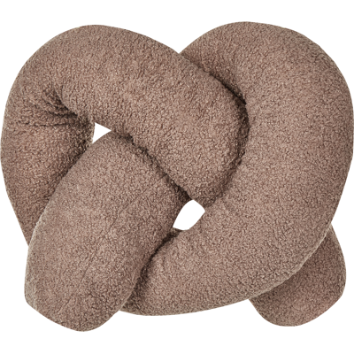 Cojín Teddy Marrón Beliani - Cojín Cojín Teddy Marrón Beliani - Cojín