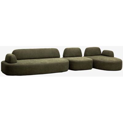 Sofá Modular Chaise Longue Derecho De 3 Piezas Con Módulo Esquinero Tapizado Giorgia Sklum Sofá Modular Chaise Longue Derecho De 3 Piezas Con Módulo Esquinero Tapizado Giorgia Sklum